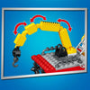 Image of Fire Station City Oceans Blocks Compatible Fire Station Set with Fire Station Fire Helicopter Fire Ship Rescue Boat