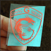 Image of msi metal sticker for laptops, mobile phones, computers, cars, power banks and tablets