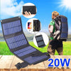 Image of Portable Solar Panel 5V USB Type-C Charge Flexible Foldable Kit  Lightweigh System For  Phones Car Camping Hiking Power Banks