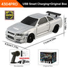 Image of ZWN 1/43 2.4G Mini RC Car 4WD Radio Remote Control Drift Cars Professional GTR Model High Speed Racing Toys for Children Gifts