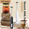 Image of Wireless Milk Frothers  Electric USB Recharge 3 Speeds Handheld Blender Small Coffee Foam Maker Whisk For Coffee Kitchen Tools