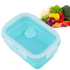 Image of 4 Sizes Collapsible Silicone Food Container Portable Bento Lunch Box Microware Home Kitchen Outdoor Food Storage Containers Box