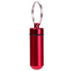 Image of 2PCS Waterproof Aluminum Pill Box Case Bottle Cache Drug Holder Container Keychain Medicine Box Health Care
