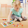 Image of 1 Set Wooden Tetris Jigsaw Puzzle Baby Early Education Fun Game Children Thinking Logic Square Toy Puzzle Macaron Color