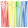 Image of Multicolor Drinking Straws rietjes Milk Tea Bar Party Wedding Kitchen Home Accessories Beverage Black Straw Wholesale