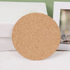 Image of 10PCS Cup Mat Natural Round Wooden Pad Durable Non-Slip Cork Coaster Tea Coffee Mug Drinks Holder for Table Decor DIY Tableware