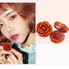Image of Empty Eyeshadow Case Rose Flower Shape Lipstick Box Cosmetic Packing Container Refillable Foundation Makeup Lip Mask Case