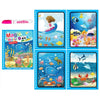 Image of Children Early Education Toys Magical Book with Pen Water Drawing Montessori Toys Gift Reusable Coloring Book Magic Drawing Book