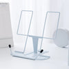 Image of Portable Book Holder Adjustable Reading Rest Recipe Cookbook Stand Cell Phone Stand for Cookbook Textbook Tablet Holder