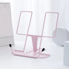 Image of Portable Book Holder Adjustable Reading Rest Recipe Cookbook Stand Cell Phone Stand for Cookbook Textbook Tablet Holder