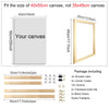 Image of 40x60 50x70 60x90 60x120 DIY Wood Frame Kit for Canvas Oil Painting Frame Bars Wood Frame for Diamond Painting Wall Art Frame