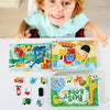 Image of Puzzle Montessori Quiet Book Word Recognition Children's Early Education Enlightenment Stickers Book Toys