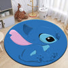 Image of Stitch Cartoon HD Printed Round Carpet Dropshipping Rug for Living Room Area Rug Large Pet Mat Soft Circle Rugs Room Carpet