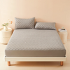 Image of 1pc 3D Air Fabric Thick Mattress Cover, 100% Waterproof Mattress Protector, Soft and Breathable Fitted Bed Sheet (No Pillowcase)