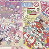 Image of Sanrio Posters Kawaii Hello Kitty Kuromi Anime Paper Pianting Living Room Decor Bedroom Decor Wall Art Home Decoration