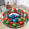 Image of Stitch Cartoon HD Printed Round Carpet Dropshipping Rug for Living Room Area Rug Large Pet Mat Soft Circle Rugs Room Carpet
