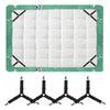 Image of 4 Pcs Triangle Bed Sheet Holders Fitted Sheet Clips Adjustable Sheet Suspenders Mattress Gripper Clips for Bed Mattress Cover