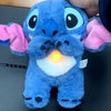 Image of 2024 New Lilo&Stitch Plush Doll Breath Child Peluche Kawaii Soothes Toy Anime Baby Music Light Sleep Toys Pink Stitch Kid Gifts
