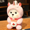 Image of Promotion Kawaii Green  Jointed Bear Cosplay Panda Doll Plush Toy Cartoon  Animal Plushie Throw Pillow Birthday Gift Home Decor