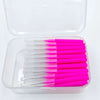 Image of 60Pcs 0.6-1.5mm Interdental Brushes Health Care Tooth Push-Pull Escova Removes Food And Plaque Better Teeth Oral Hygiene Tool