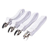 Image of 4pcs/set Elastic Bed Sheet Strip Fastener Bed Sheet Grippers Belt Adjustable Mattress Cover Blankets Holder Bed Sheet Set