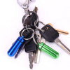 Image of 2PCS Waterproof Aluminum Pill Box Case Bottle Cache Drug Holder Container Keychain Medicine Box Health Care