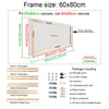 Image of 40x60 50x70 60x90 60x120 DIY Wood Frame Kit for Canvas Oil Painting Frame Bars Wood Frame for Diamond Painting Wall Art Frame