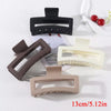 Image of 4Pcs/Set Women Girls Claw Clips Coffee Black Hair Claw Nonslip Crab Hairpins Barrette Fashion Hair Accessories Gifts