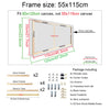 Image of 40x60 50x70 60x90 60x120 DIY Wood Frame Kit for Canvas Oil Painting Frame Bars Wood Frame for Diamond Painting Wall Art Frame