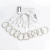 Image of 1pc Hook LED Curtain Lights Fairy String Lights Festival Lighting Rainbow Window Lamp Home Bedroom Wedding Christmas Decoration