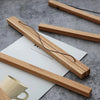 Image of 1PC Magnetic Wooden Picture Poster Hanger Frames Photos Wall Art Canvas Print Painting Teak Pine Wood Living Room Home Decor