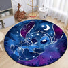 Image of Stitch Cartoon HD Printed Round Carpet Dropshipping Rug for Living Room Area Rug Large Pet Mat Soft Circle Rugs Room Carpet