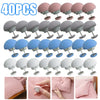 Image of 1-40PCS BedSheet Quilt Clip One Button Unlock Duvet Cover Fastener Clip Anti Slip Blanket Buckles Quilt Holder Fixator Grippers