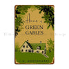 Image of Anne Of Green Gables Children S Book Cover Metal Plaque Club Vintage Customize Wall Decor Cinema Tin Sign Poster