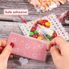 Image of 100pcs 7x7/10x10cm Heart Plastic Cello Bag Self Sealing Pouch For DIY Candy Cookies Snack Baking Package Decor Small Business