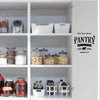 Image of Pantry Wall Decals Dry Goods Market Fresh Stickers Open 24/7 Glass Door Vinyl Art Sign Daily Produce Groceries DIY Art