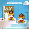 Image of Cat Animal Brick Toy for Children Girls 8 To 10 Years Old Birthday Gift Construction Block Set Mini Building Blocks Educational