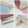 Image of 1PC Magnetic Wooden Picture Poster Hanger Frames Photos Wall Art Canvas Print Painting Teak Pine Wood Living Room Home Decor