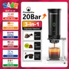 Image of Wireless Electric Portable Espresso Coffee Machine for Car & Home Camping Coffee Maker 3-in-1 Capsule Powder Travel Coffee Maker
