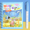 Image of Children Early Education Toys Magical Book with Pen Water Drawing Montessori Toys Gift Reusable Coloring Book Magic Drawing Book