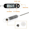 Image of Food Thermometer Digital Real-Time Reading Meat And Beverage Thermometer With LCD Display And Probe Electronic Kitchen Thermomet