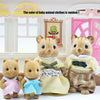 Image of Rabbit Doll 1/12 Micro Dollhouse Reindeer Sheep Elephant Squirrel Family Kitchen Toy Miniature Furniture Set Girl Toy Gift