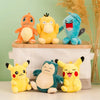 Image of Clearance_Original Pokemon Plush Keychain Cartoon Toys Pikachu Charmander Psyduck Squirtle Snorlax Wobbuffet Doll Kids Kawai Toy