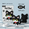 Image of Cat Animal Brick Toy for Children Girls 8 To 10 Years Old Birthday Gift Construction Block Set Mini Building Blocks Educational