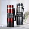 Image of 1L Thermal Water Bottle Keep Cold and Hot Water Bottle Thermos for Coffee Tea Vacuum Flasks Stainless Steel Thermos Bottle gifts