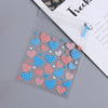 Image of 100pcs 7x7/10x10cm Heart Plastic Cello Bag Self Sealing Pouch For DIY Candy Cookies Snack Baking Package Decor Small Business