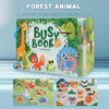 Image of Puzzle Montessori Quiet Book Word Recognition Children's Early Education Enlightenment Stickers Book Toys